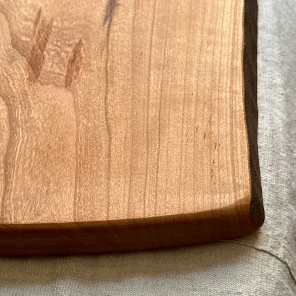 Spencer Peterman 15" Cherry Wood Cutting Board with Handle (SP-21) - Image 2