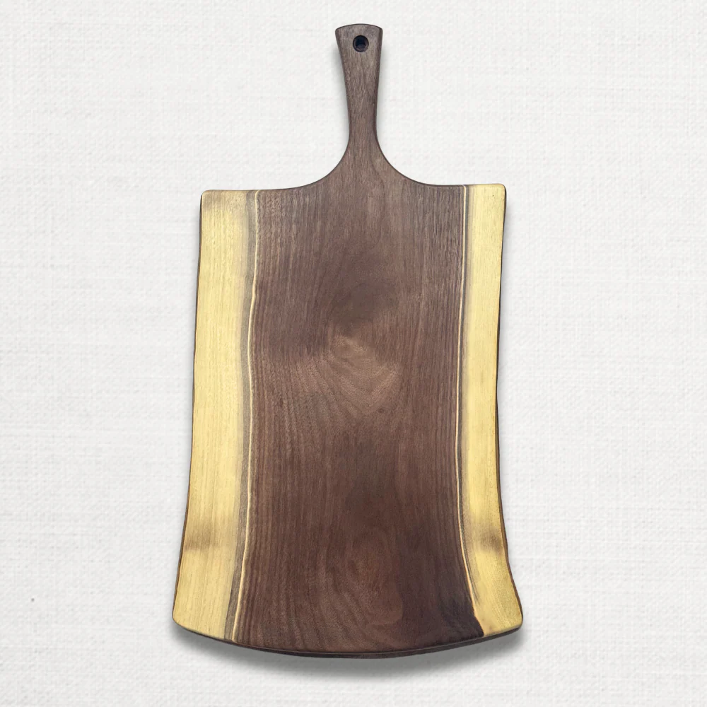 Spencer Peterman 24" Black Walnut Handled Cutting Board (# 18) - Image 2