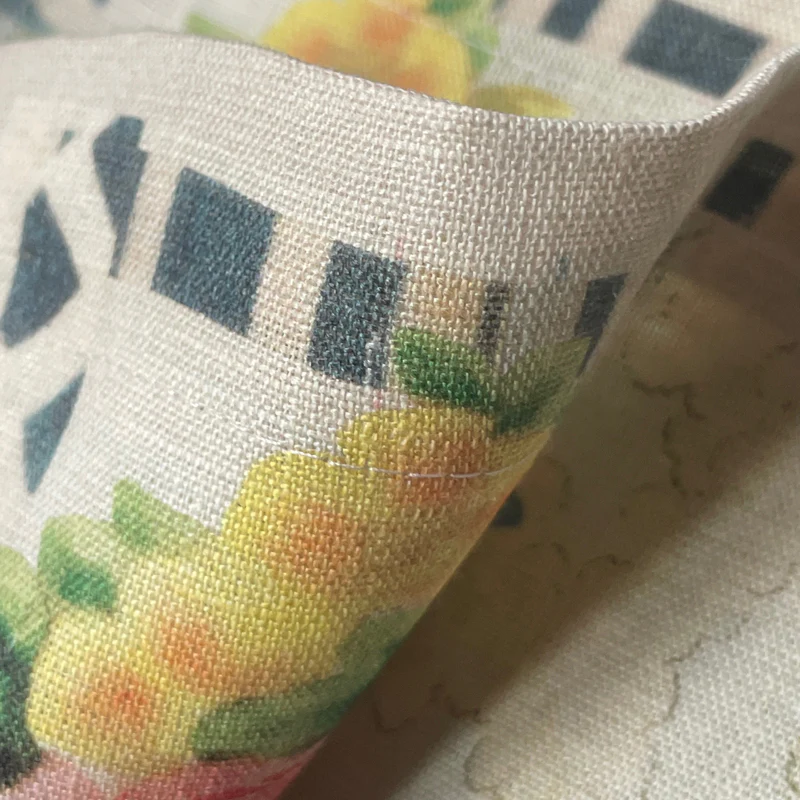 Spring Flowers Linen Placemat Set of 4 - Image 3