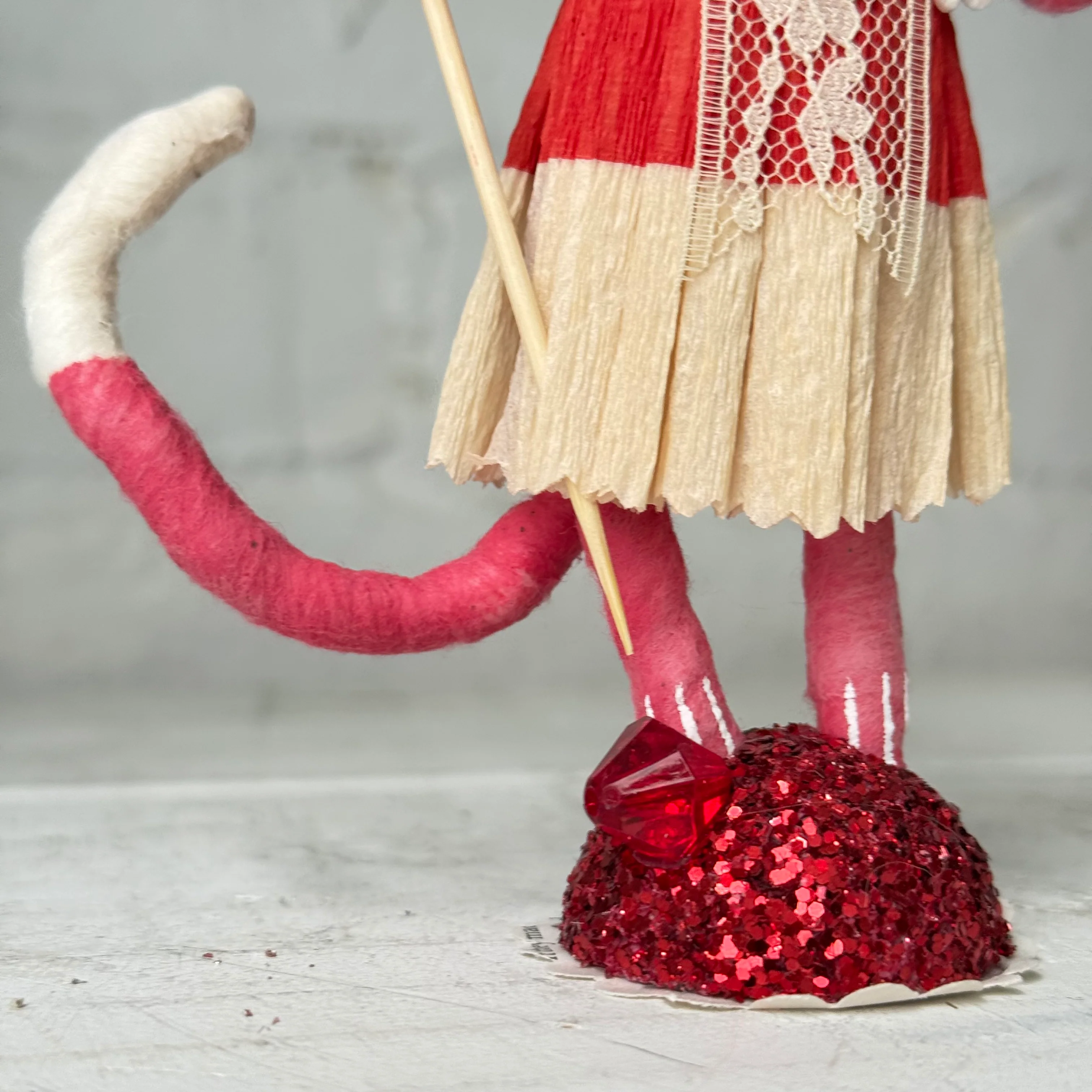 Spun Cotton Pink Valentine's Day Smitten Kitten #14 - Image 3