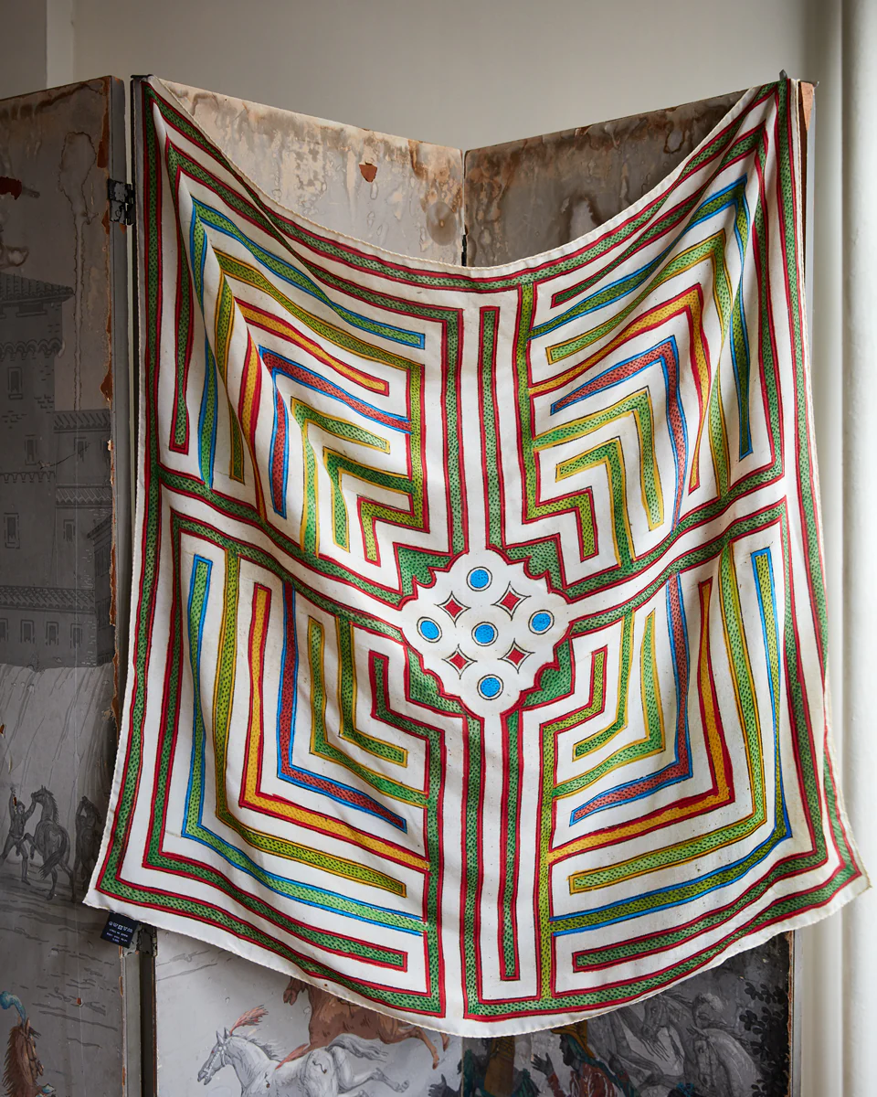 Square Maze Silk Scarf - Image 2