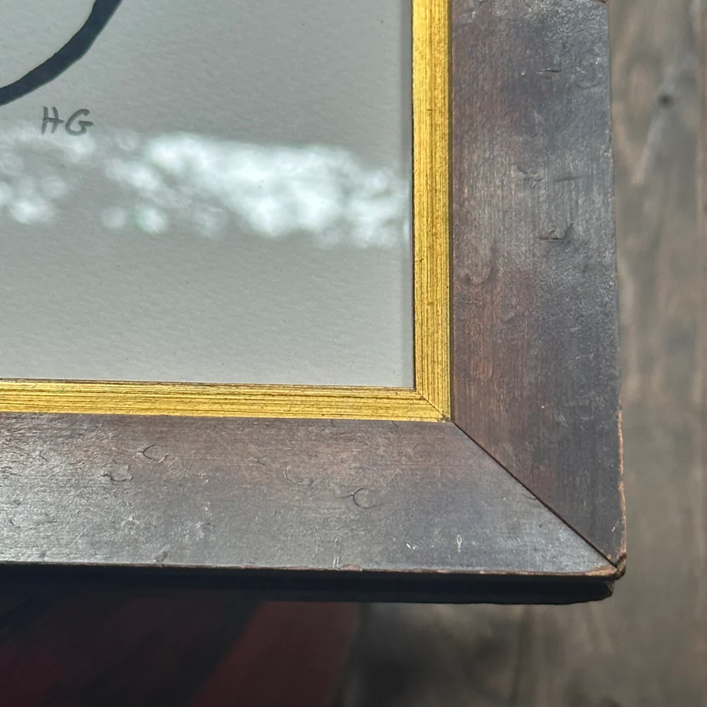 "String" in a 19th Century Antique Frame - Image 3