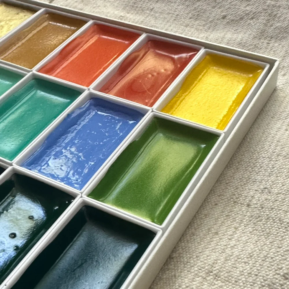 Summer Japanese Gansai Watercolor Set - Image 3