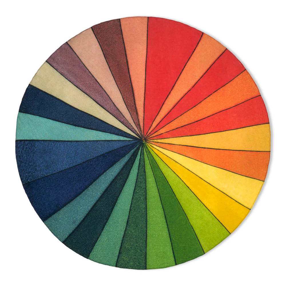 Summerill & Bishop x John Derian "Color Wheel" Round Tablecloth - Image 2