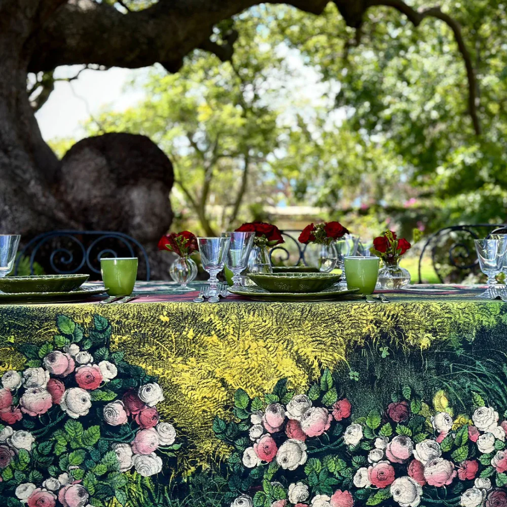 Summerill & Bishop x John Derian "Sleeping Beauty" Tablecloth - Image 3