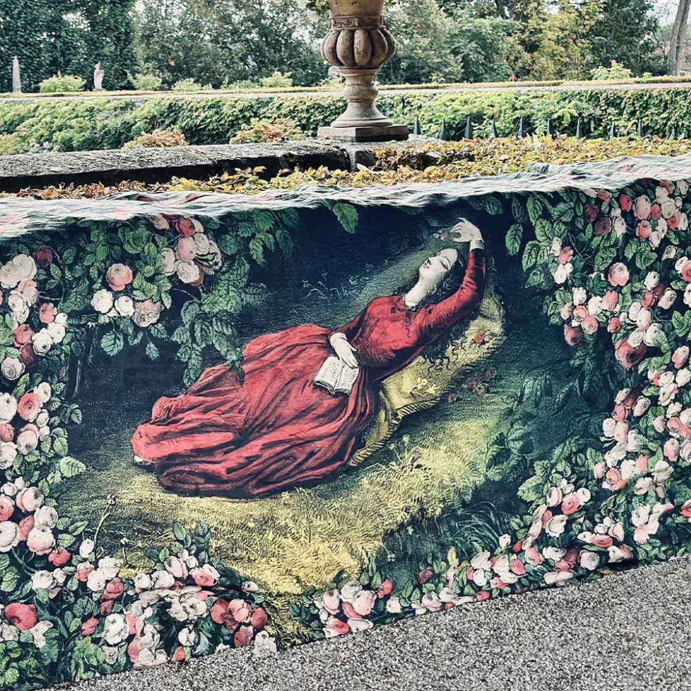 Summerill & Bishop x John Derian "Sleeping Beauty" Tablecloth - Image 6