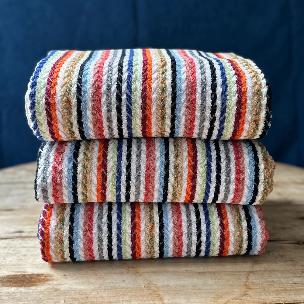 Turkish Bath Towel in Chevron - Image 2