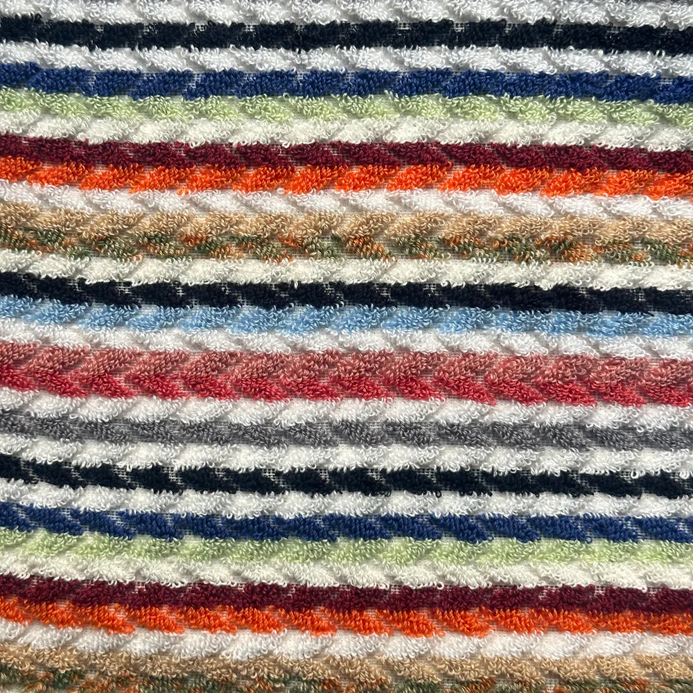 Turkish Bath Towel in Chevron - Image 4