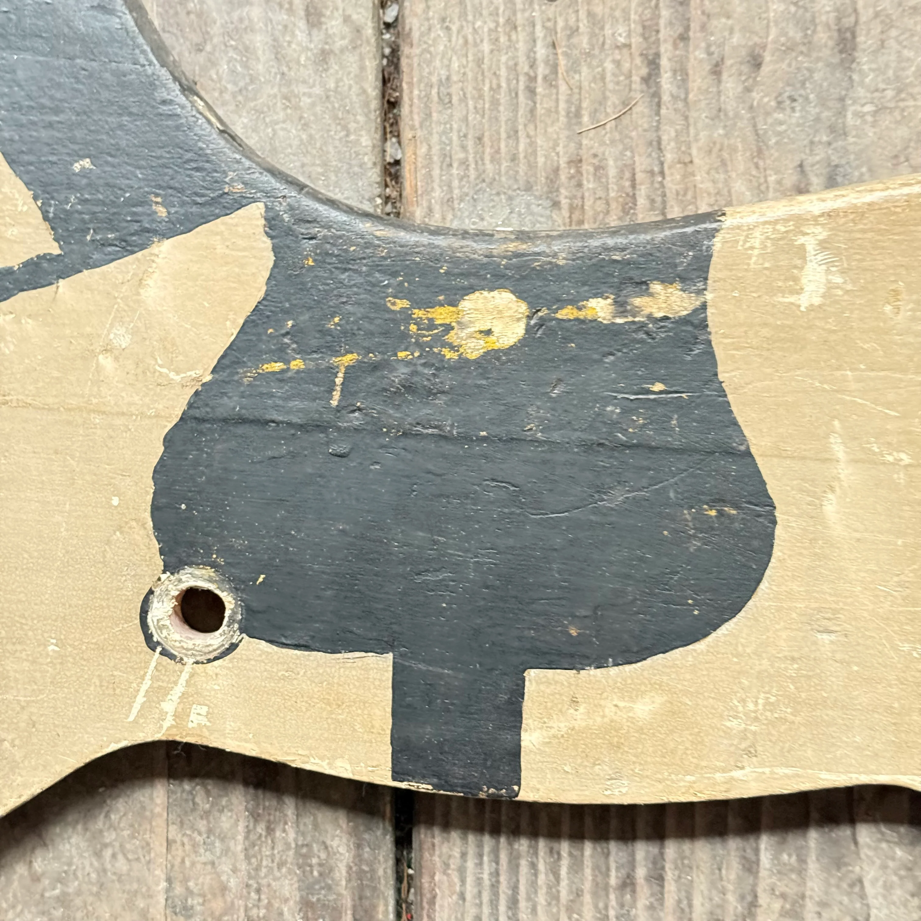 Vintage Cut-Out Painted Horse - Image 2
