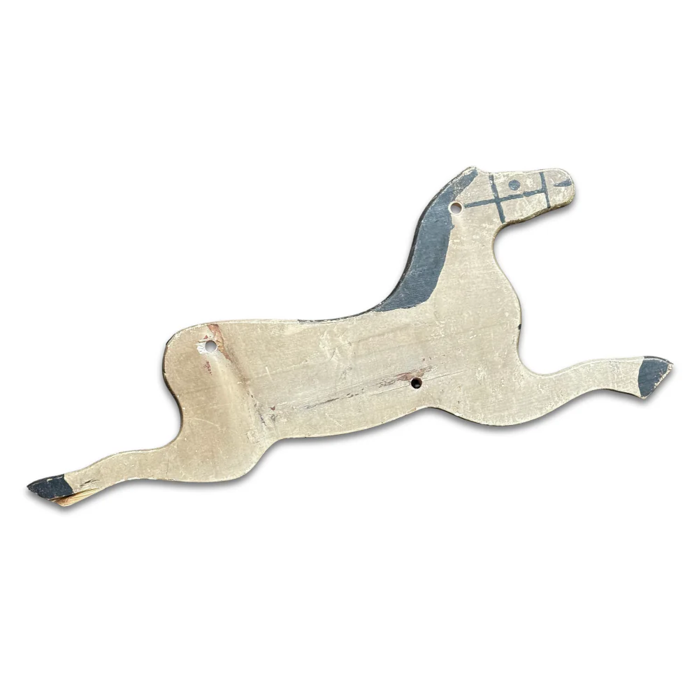 Vintage Cut-Out Painted Horse - Image 6