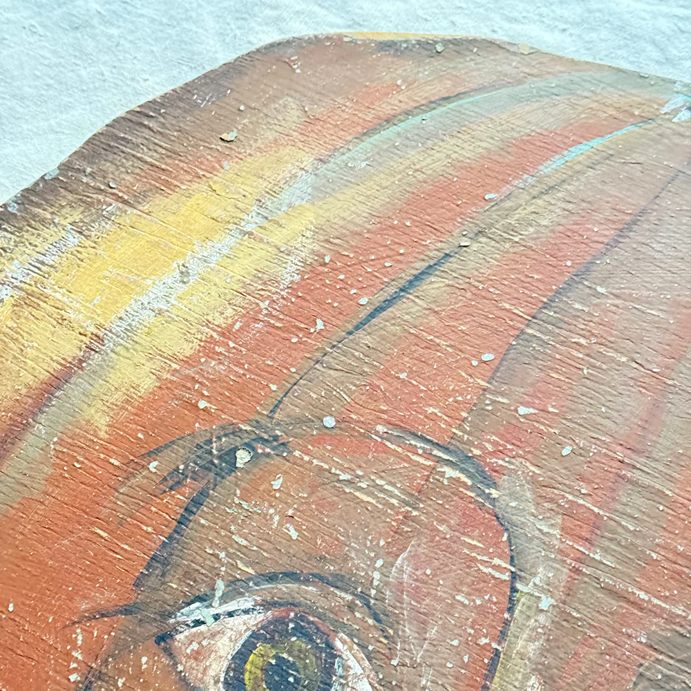Vintage Painted Pumpkin #1 - Image 4