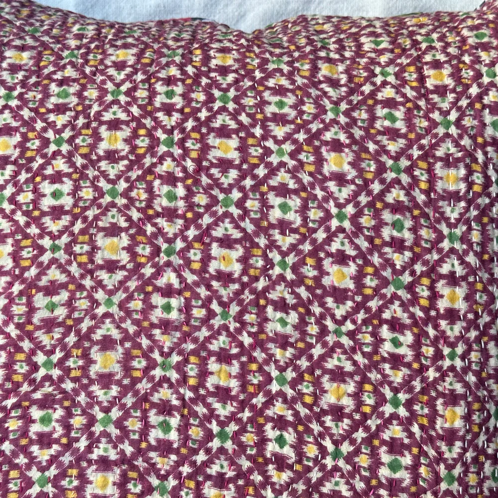 Vintage Sari Pillow (24-04) - Image 6