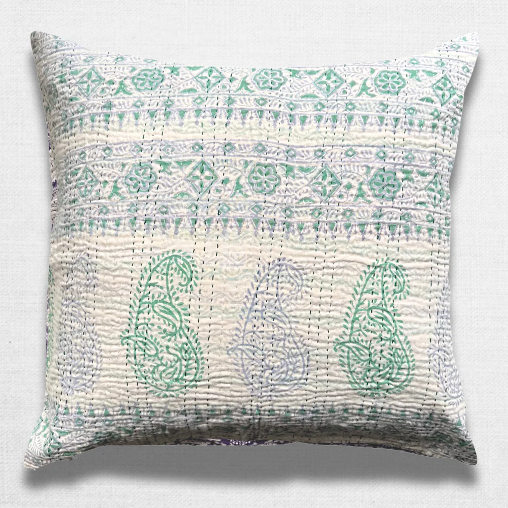 Vintage Sari Pillow (JFP-13) - Image 2