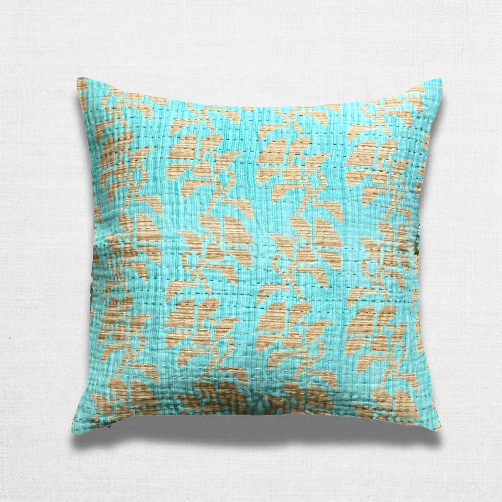 Vintage Sari Pillow Pair (JFP-14) - Image 4