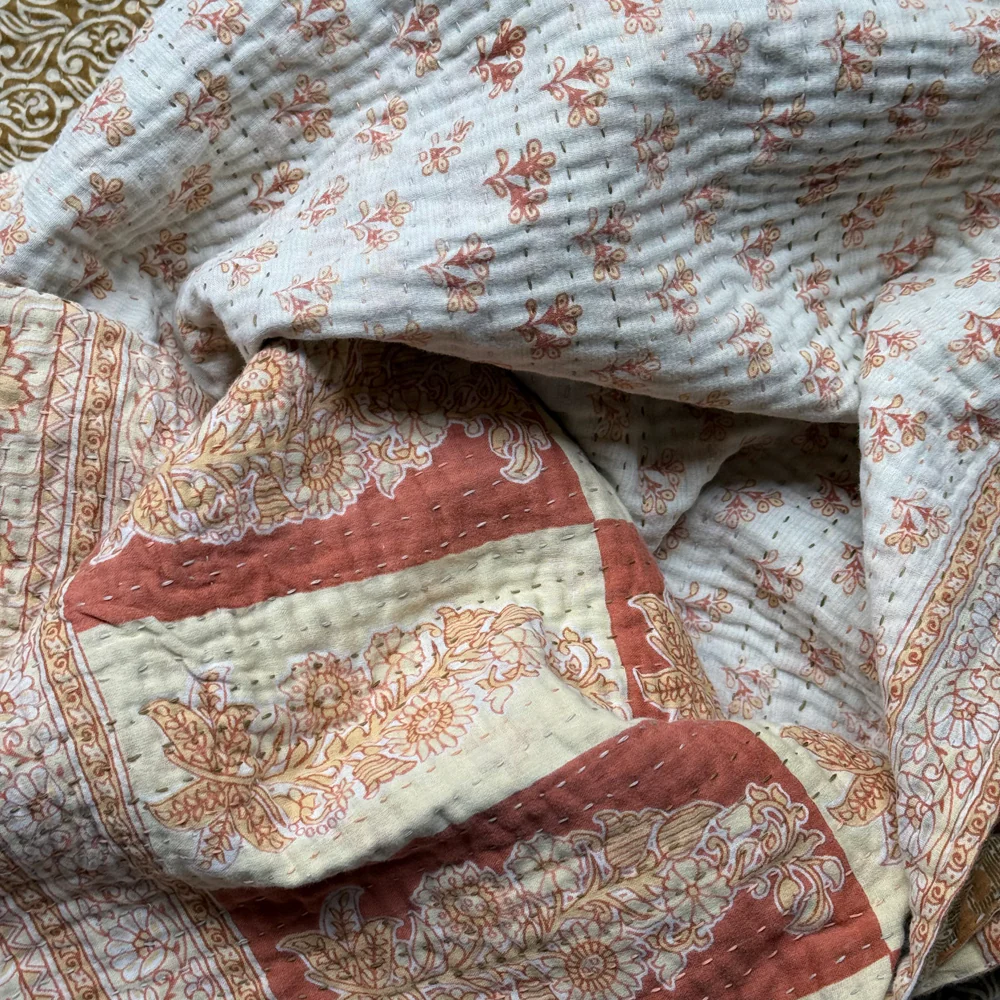 Vintage Sari Throw (#11-2) - Image 4