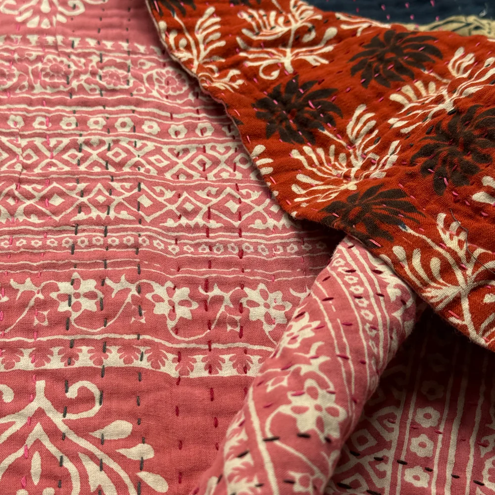 Vintage Sari Throw (#11-8) - Image 4
