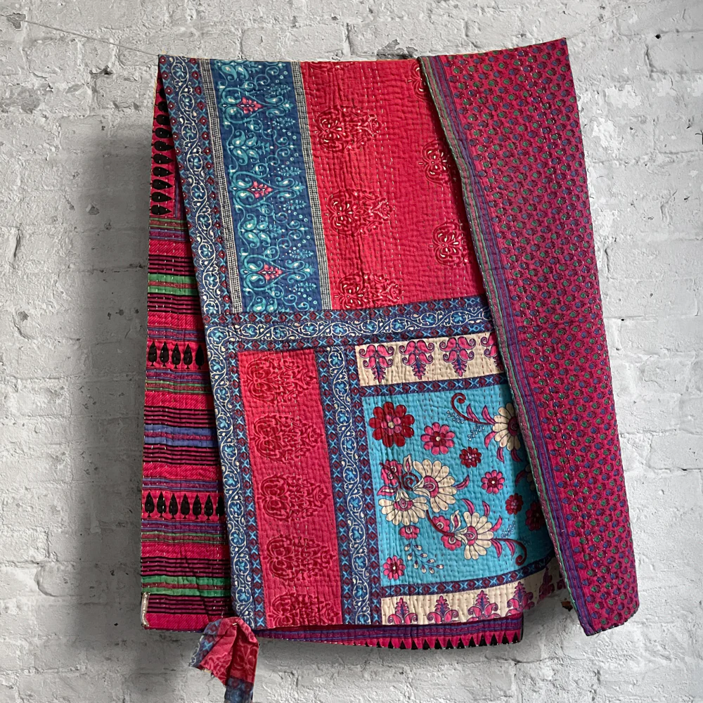 Vintage Sari Throw JF022203 - Image 4