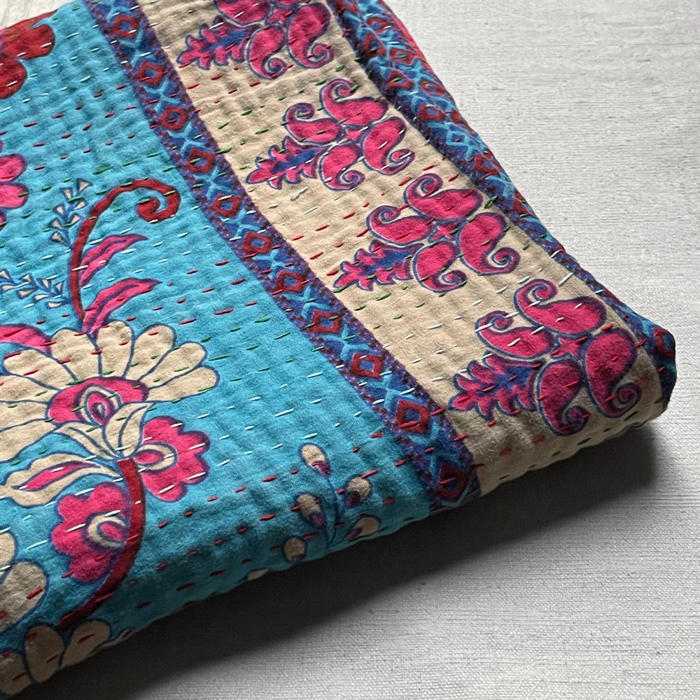 Vintage Sari Throw JF022203 - Image 6