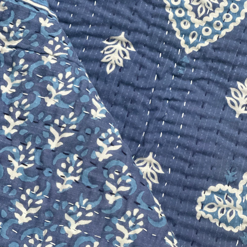 Vintage Sari Treble Bedcover (#601) - Image 2
