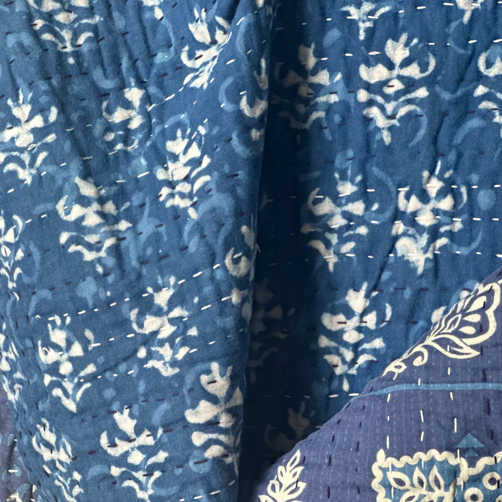 Vintage Sari Treble Bedcover (#601) - Image 3