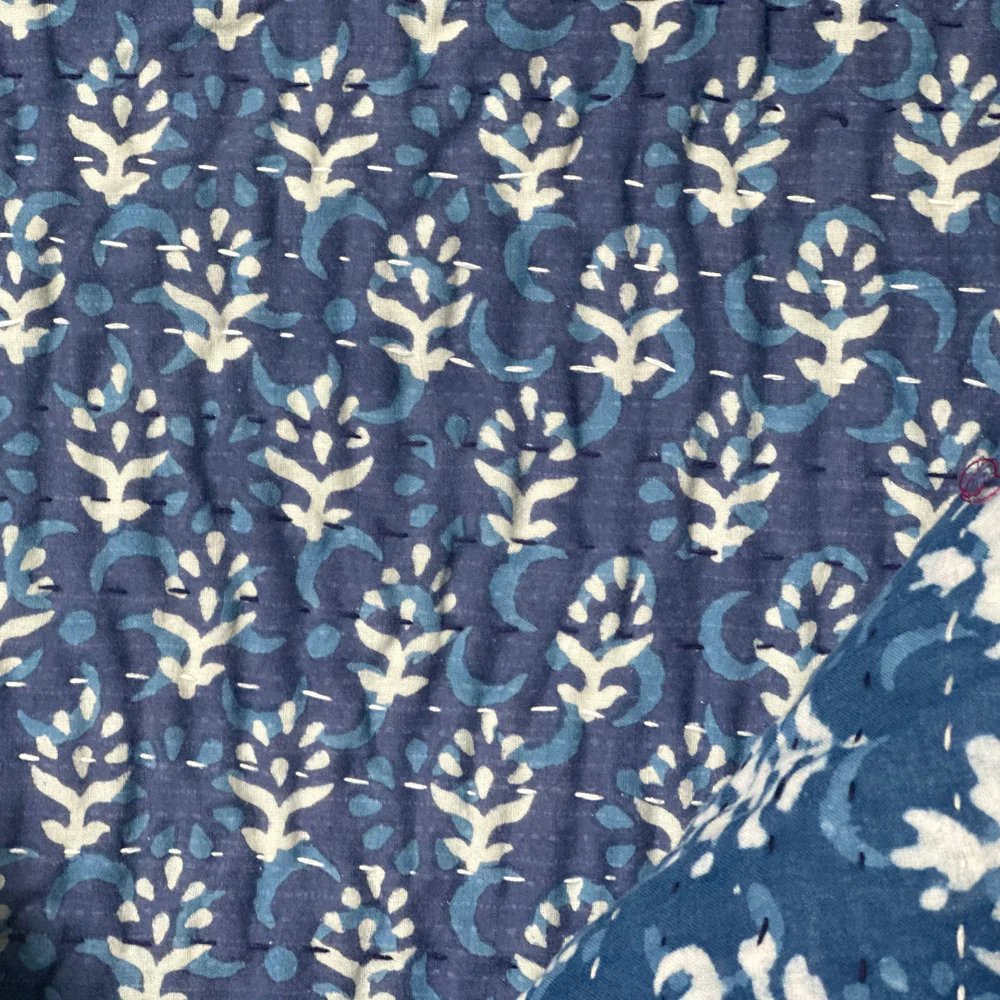 Vintage Sari Treble Bedcover (#601) - Image 4