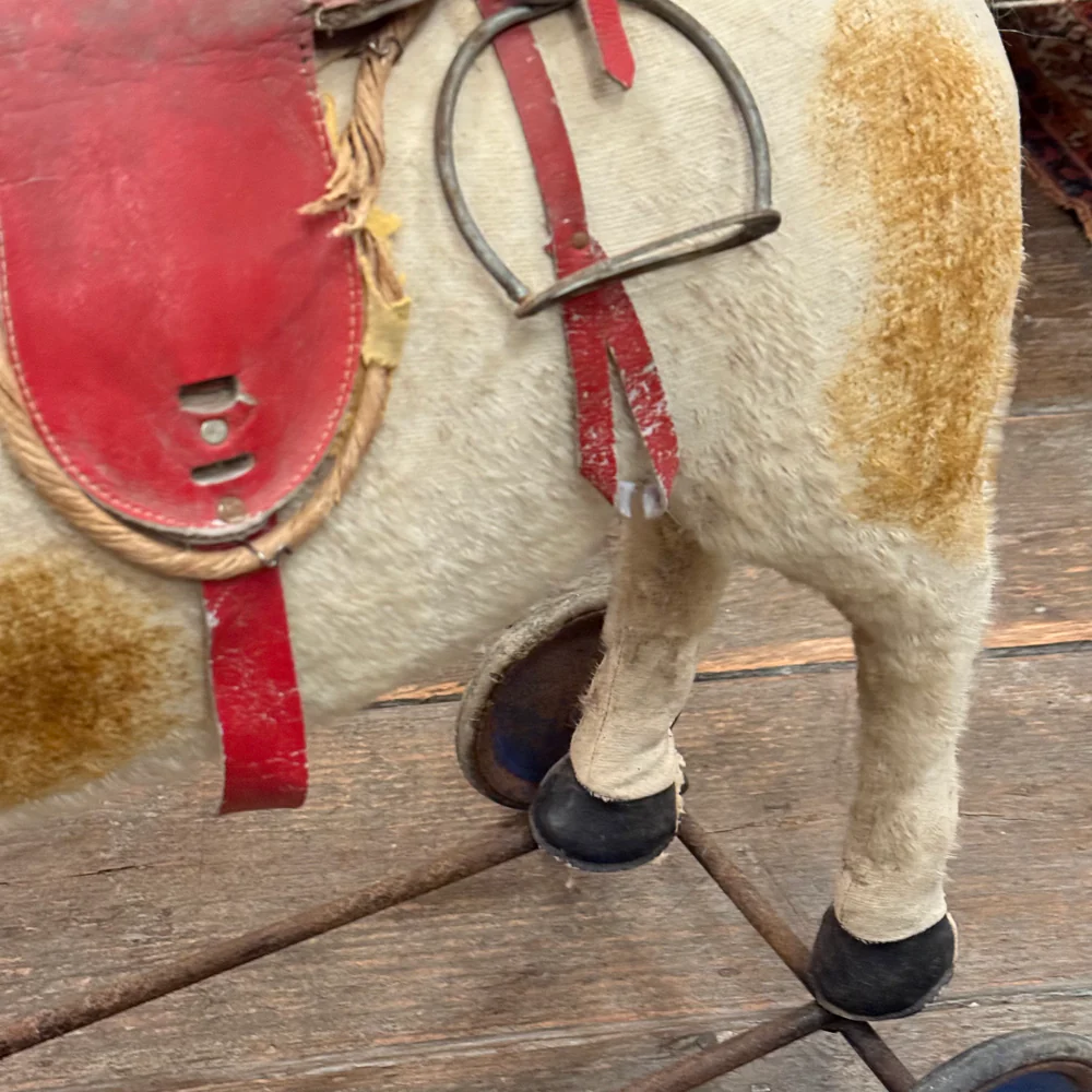 Vintage Steiff Toy Horse on Wheels - Image 4