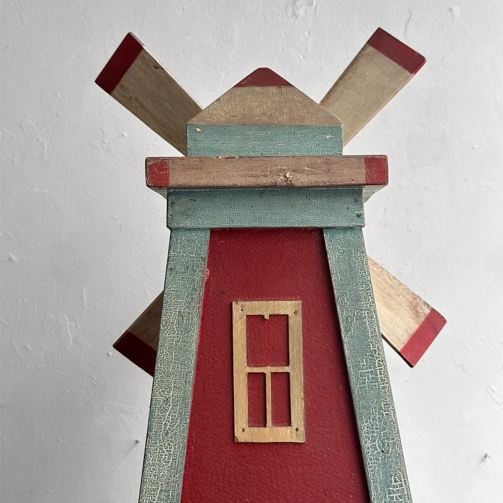 Vintage USA Painted Windmill - Image 5