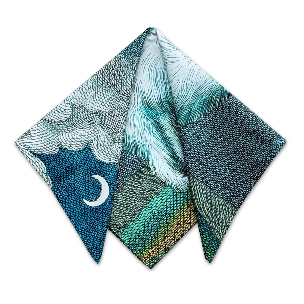 Wolf Dog Cotton Bandana - Image 6