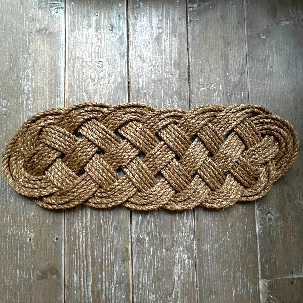 Woven Nautical Prolong Knot Door Mat - Image 2