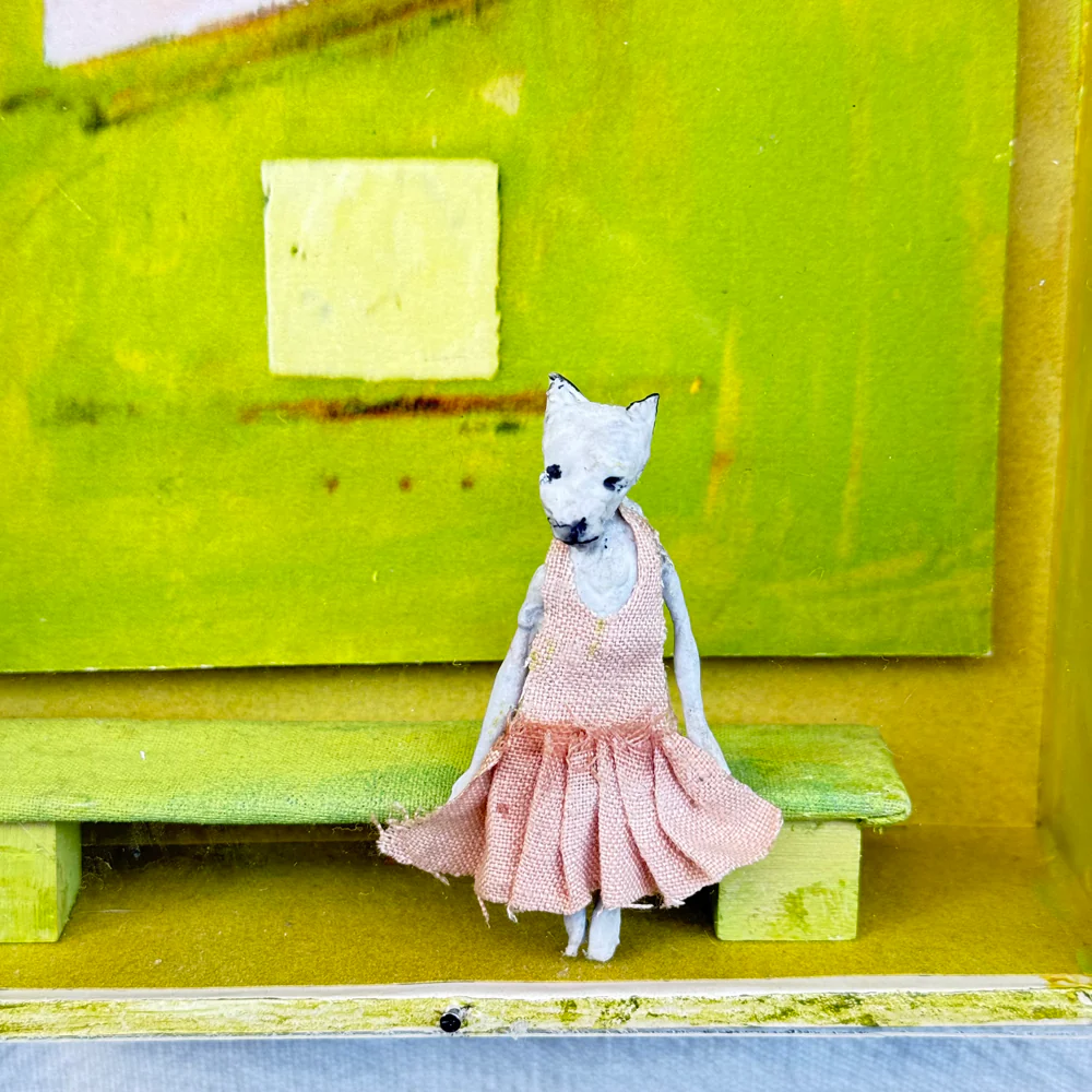 "Yellow,Pink, & Grace" Assemblage - Image 2